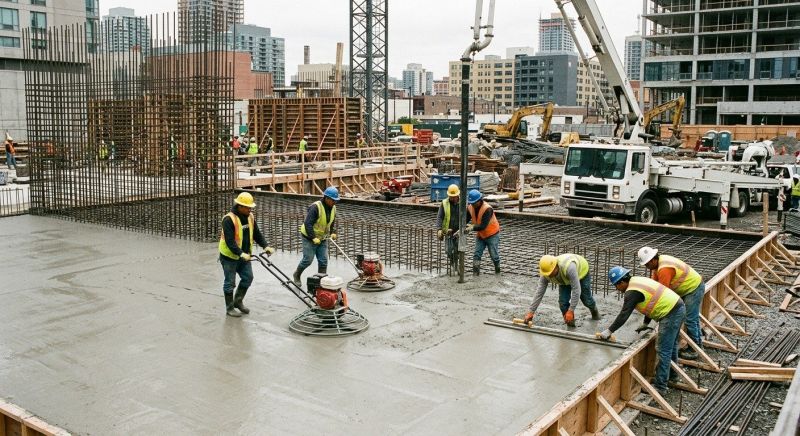 Commercial Slab Installation in Franklin, TN